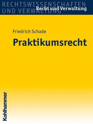cover image of Praktikumsrecht